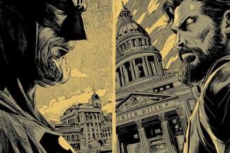create digital comic illustrations for books