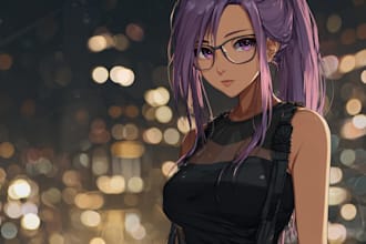 draw any sfw character in anime style