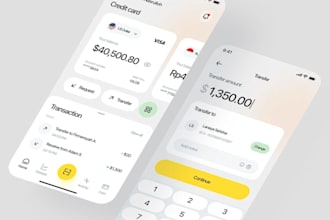 develop a secure fintech payment app with wallet, transfers, and transaction