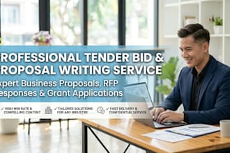 prepare professional tender bids, proposals, and documentation