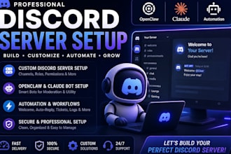 build custom bot setup discord server openclaw clawd bot automation