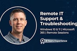 provide remote IT support for windows PC issues