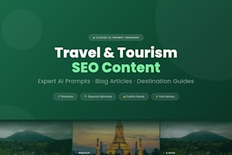 write SEO travel blogs using ai plus human touch