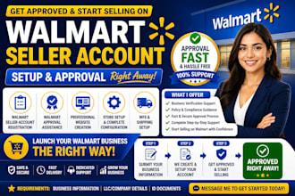 do walmart seller account approval and setup