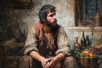paint a real oil portrait painting