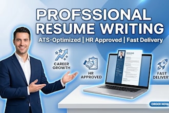 write professional ats friendly resume and CV for you