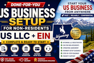 set up your US llc, ein and complete business for non residents