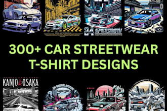 design premium t shirt classic car logo for your business