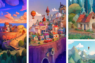 draw cartoon illustrations for you