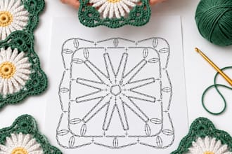 create diagram or graph for your crochet pattern