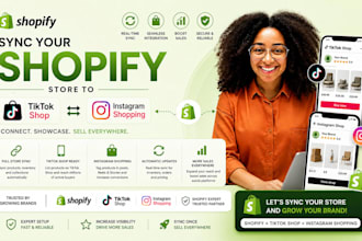 sync your shopify store to tiktok shop and instagram shopping