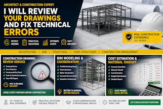 do bim modeling and construction plan review in revit