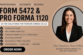 file form 5472 and 1120 for foreign owned US llc compliance