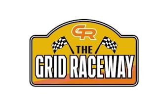 design indoor electric karting facility logo