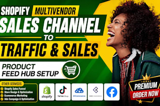 boost shopify tiktok sales, integrate shopify marketplace product feedhub setup