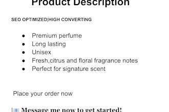 do product descriptions for your online listing