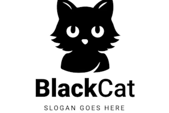 design professional modern pet, dog, cat and animal business logo
