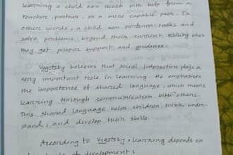 write short excellent paragraph