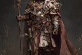 fantasy character art and fantasy character art