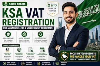 do ksa vat registration for amazon fba and non resident businesses