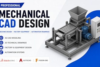 design product design, mechanical design, engineering, factory equipment design