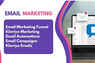 set up klaviyo marketing funnel for email automation, campaigns, and strategy