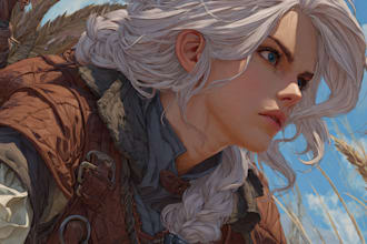 draw anime, realistic portrait or dnd character