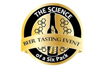 design bar beer tasting bottle event logo