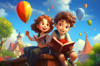 child book illustration, picture book illustration