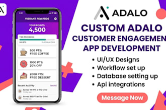 build adalo loyalty app adalo customer engagement portal with adalo adalo expert