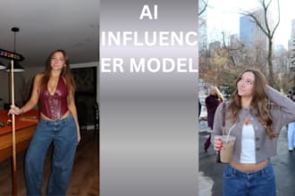 do ai influencer model for ai onlyfans, fanvue, ai product and social media