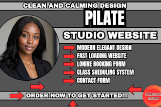 pilates studio website pilates website design yoga studio website fitness studio