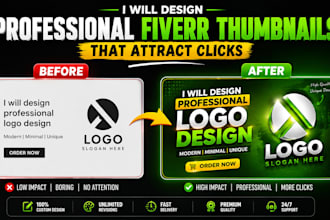 design professional fiverr thumbnails that attract clicks