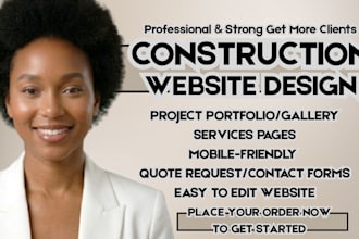 construction website contractor site construction company site real estate webs