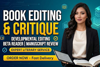 do book editing developmental editing, manuscript critique, beta reader