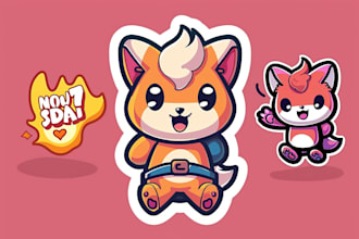 design a cute logo mascot for games, stores, and youtube