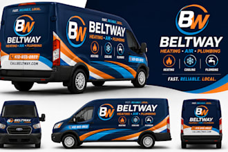 design branding car wrap, vehicle wrap, truck wrap and van wrap design