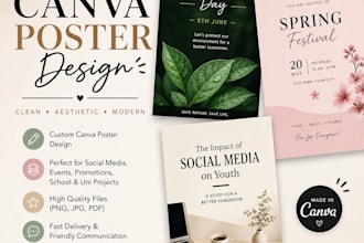 design a canva poster for you