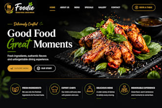 build wix catering chef website wix food event booking restaurant website