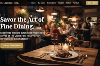 build wix catering chef website wix food event booking restaurant website