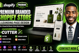 build, design or redesign shopify website, dropshipping ecommerce store