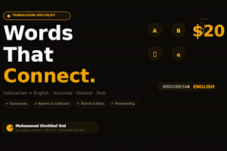 translate indonesian to english or english to indonesian accurately