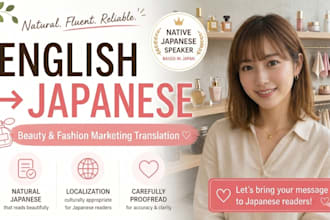 provide beauty and fashion marketing translation