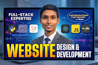 create website for you, one page, multi page, dynamic