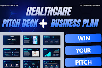 design healthtech biotech elderly home care startup pitch deck business plan med