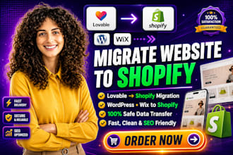 fix lovable shopify wix wordpress website migrate clone transfer supabase ai