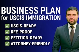 write rfe proof immigration business plan for eb2 niw, e2, eb5, l1, o1 USA visa