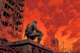 create custom comic book illustration and character art