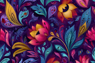 design unique seamless pattern for textile fabric prints