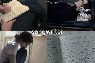 write emotional and catchy song lyrics for your music